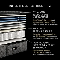 Beautyrest Black Series Three 15" Firm Tight Top - Mattress + Adjustable Base