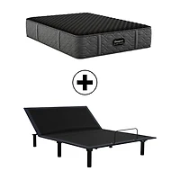 Beautyrest Black Series Three 15.25" Medium Tight Top - Mattress + Adjustable Base