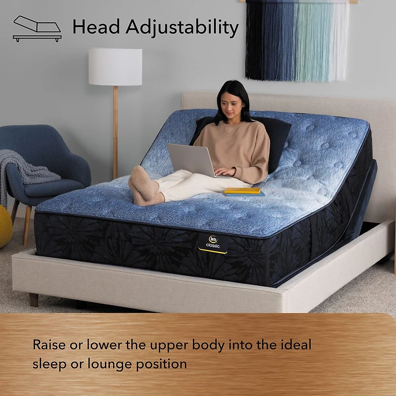 Serta iComfort Iona 13" Plush Memory Foam Tight Top - Mattress + Adjustable Base