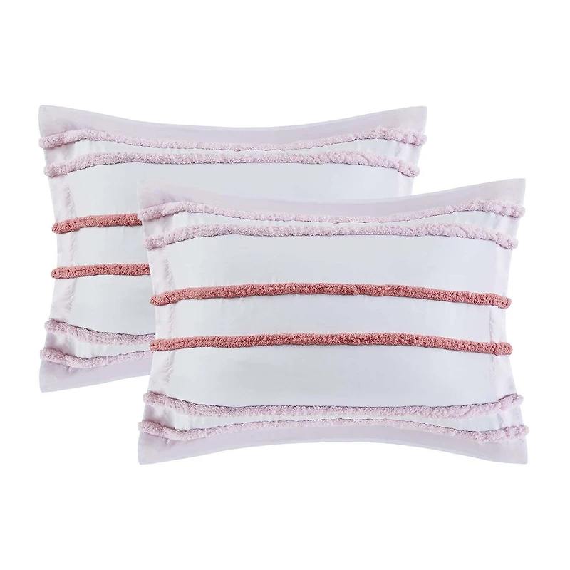 INK+IVY Kids Haisley Rainbow Stripe Complete Bedding Set with Sheets