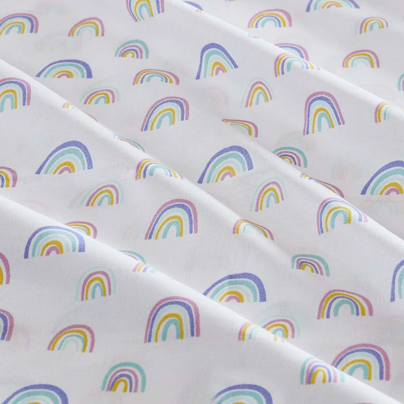 INK+IVY Kids Haisley Rainbow Stripe Complete Bedding Set with Sheets
