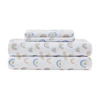 INK+IVY Kids Haisley Rainbow Stripe Complete Bedding Set with Sheets