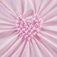 INK+IVY Kids Bella Tufted Heart Complete Bedding Set with Sheets