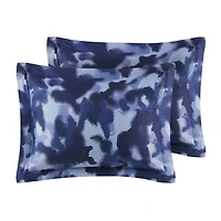 INK+IVY Kids Austin Blue Camo Complete Bedding Set with Sheets