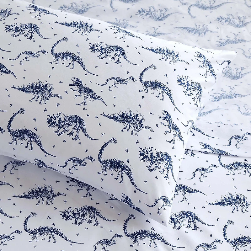 INK+IVY Kids Austin Blue Camo Complete Bedding Set with Sheets