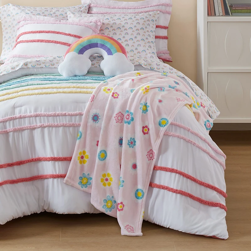 INK+IVY Kids Floral Throw