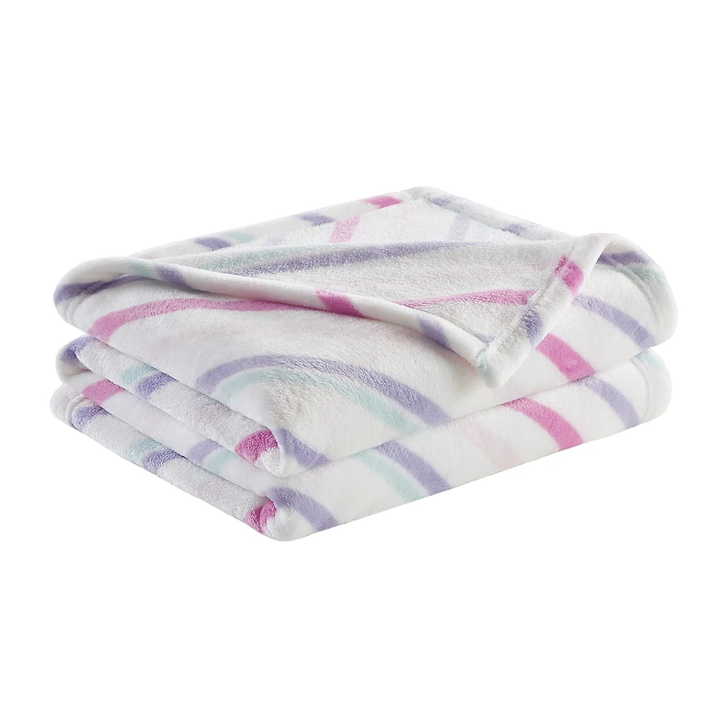 INK+IVY Kids Multi Stripe Throw