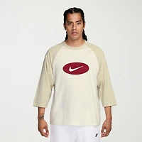 Nike Club Mens Crew Neck 3/4 Sleeve Active Big and Tall T-Shirt