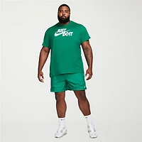 Nike Just Do It Mens Crew Neck Short Sleeve Classic Fit Big and Tall Graphic T-Shirt