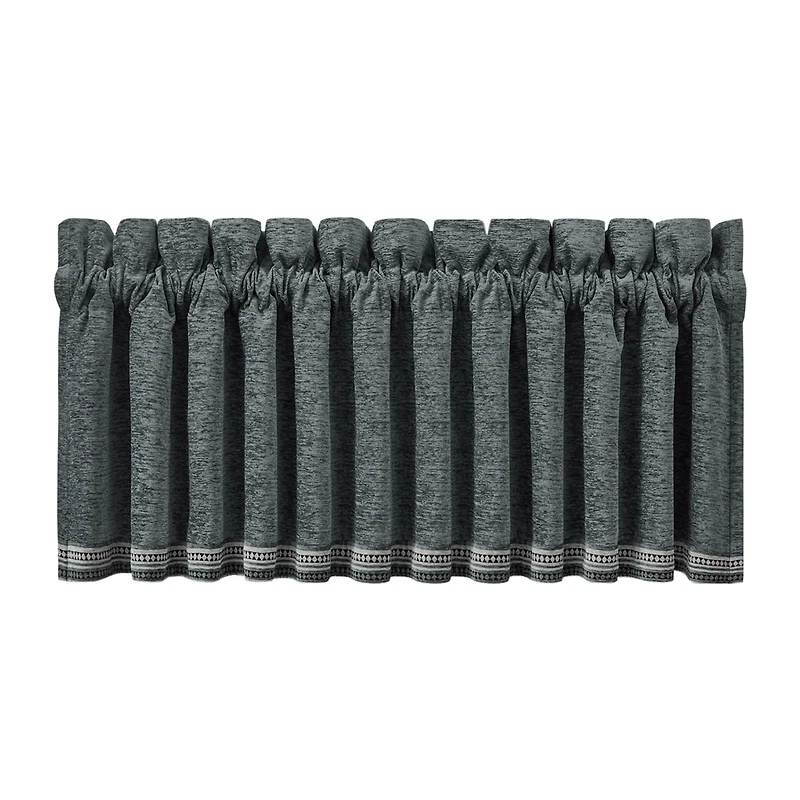 Queen Street Prairie Rod Pocket Tailored Valance