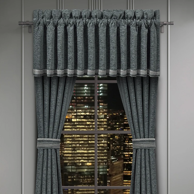 Queen Street Prairie Rod Pocket Tailored Valance