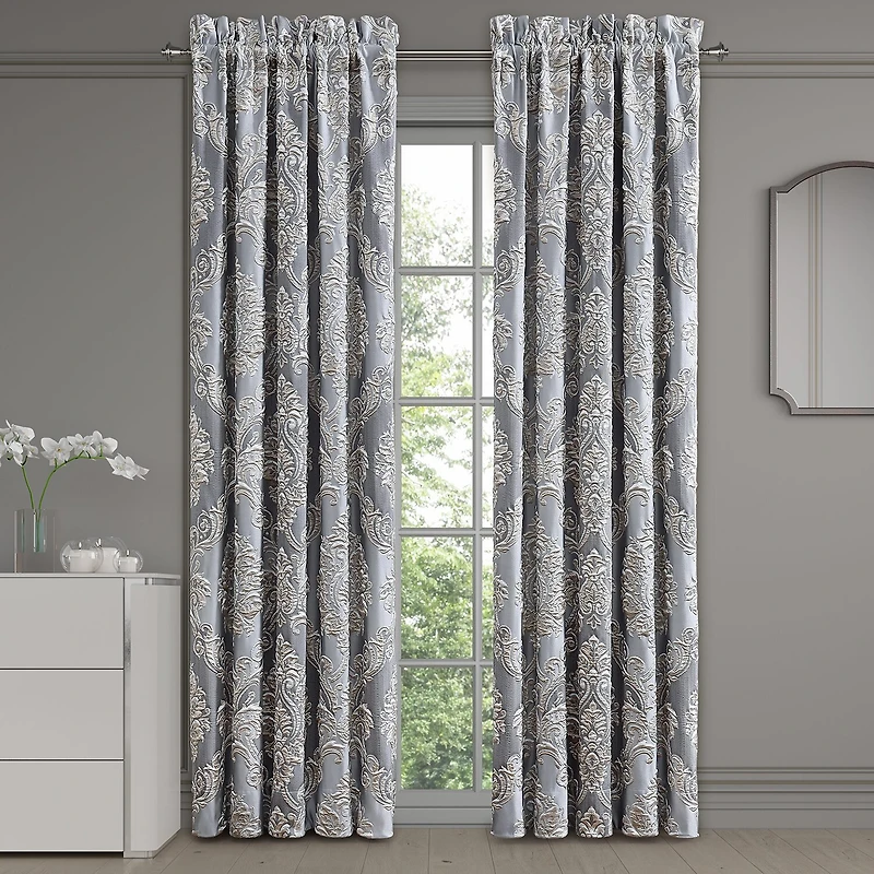 Queen Street Kaela Rod Pocket Room Darkening Set of 2 Curtain Panel