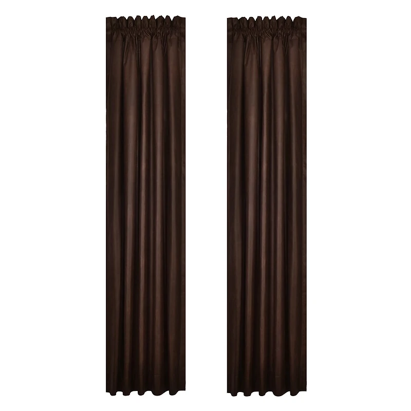 Queen Street Solstice Rod Pocket Room Darkening Set of 2 Curtain Panel