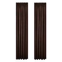 Queen Street Solstice Rod Pocket Room Darkening Set of 2 Curtain Panel