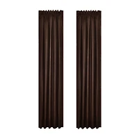 Queen Street Solstice Rod Pocket Room Darkening Set of 2 Curtain Panel