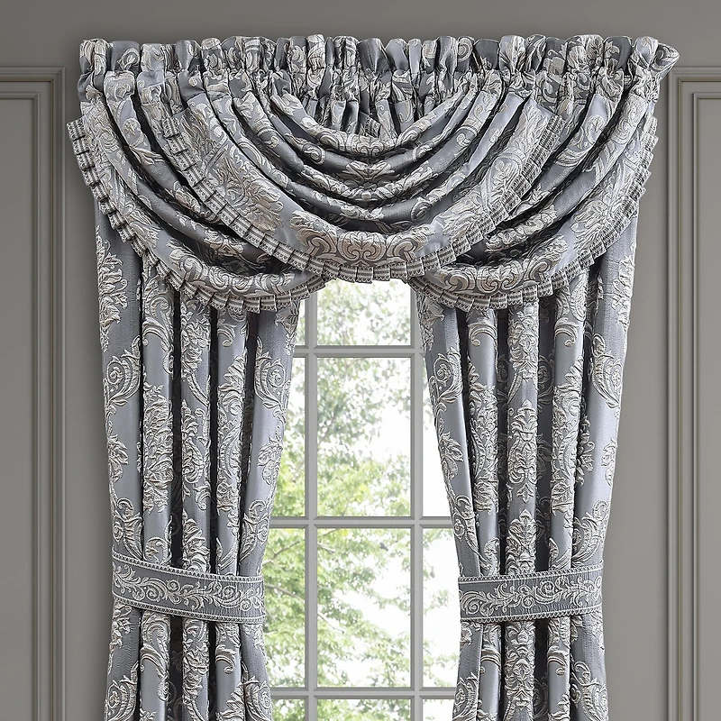 Queen Street Rod Pocket Waterfall Valance