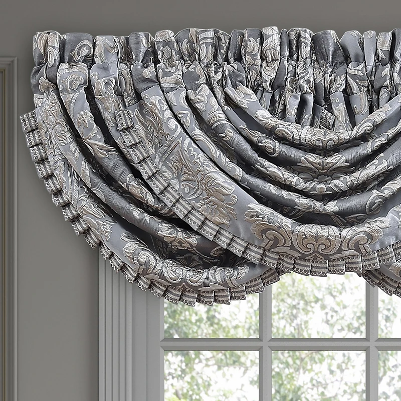 Queen Street Rod Pocket Waterfall Valance
