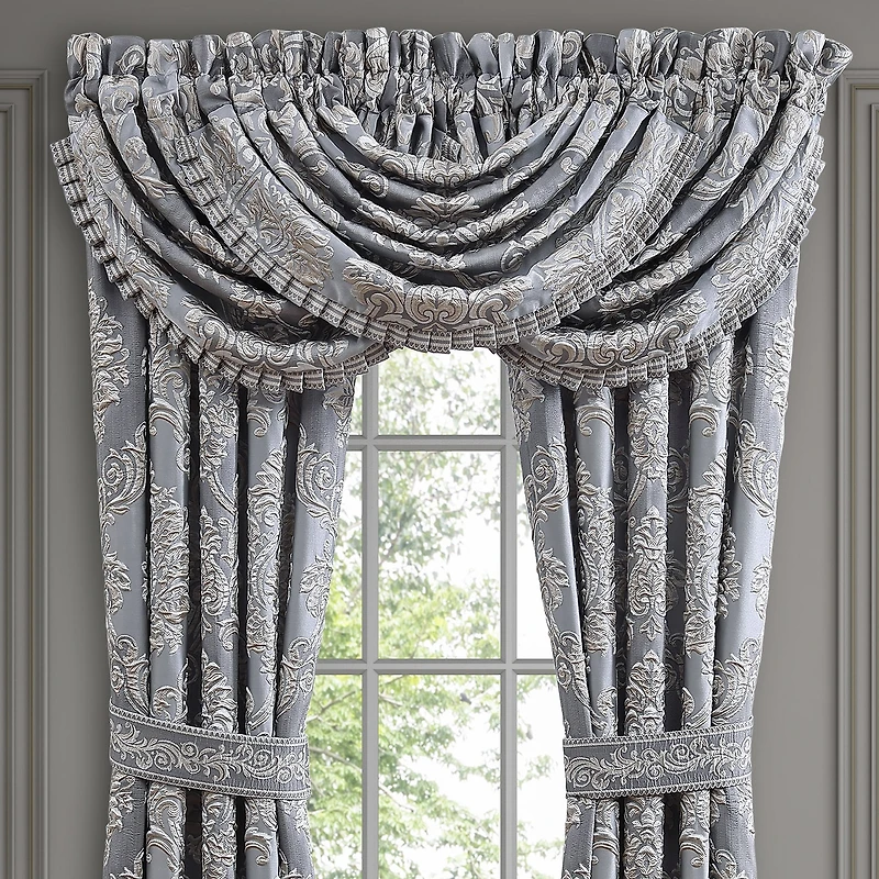 Queen Street Rod Pocket Waterfall Valance