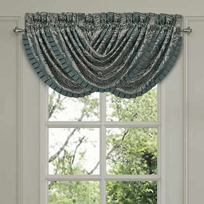Queen Street Renee Rod Pocket Waterfall Valance