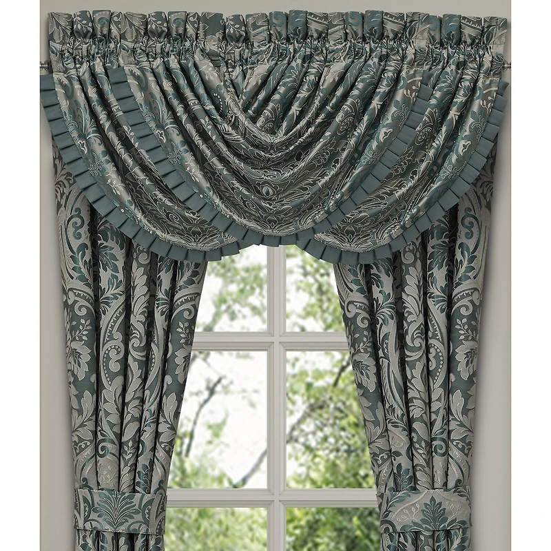 Queen Street Renee Rod Pocket Waterfall Valance