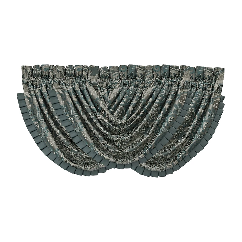 Queen Street Renee Rod Pocket Waterfall Valance