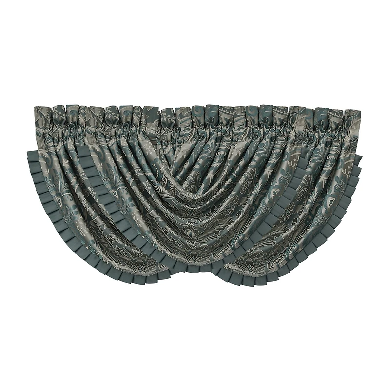 Queen Street Renee Rod Pocket Waterfall Valance