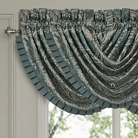 Queen Street Renee Rod Pocket Waterfall Valance