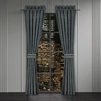 Queen Street Prairie Rod Pocket Room Darkening Set of 2 Curtain Panel