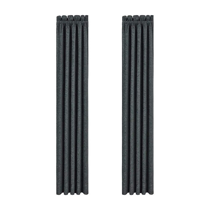 Queen Street Prairie Rod Pocket Room Darkening Set of 2 Curtain Panel
