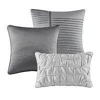 Madison Park Hayden 10-Piece Luxury Jacquard Comforter & Quilt Set