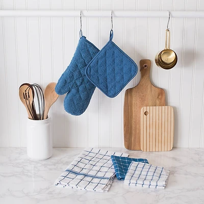 Design Imports Terry Kitchen 3-pc. Pot Holder Set