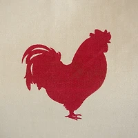 Design Imports Red Rooster Ruffle Apron