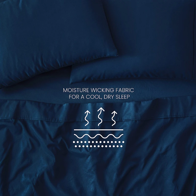 Blue Loom Lane 400tc Sheet Set