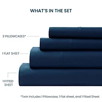 Blue Loom Lane 400tc Sheet Set
