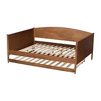 Veles Wooden Daybed with Trundle - Frame Only