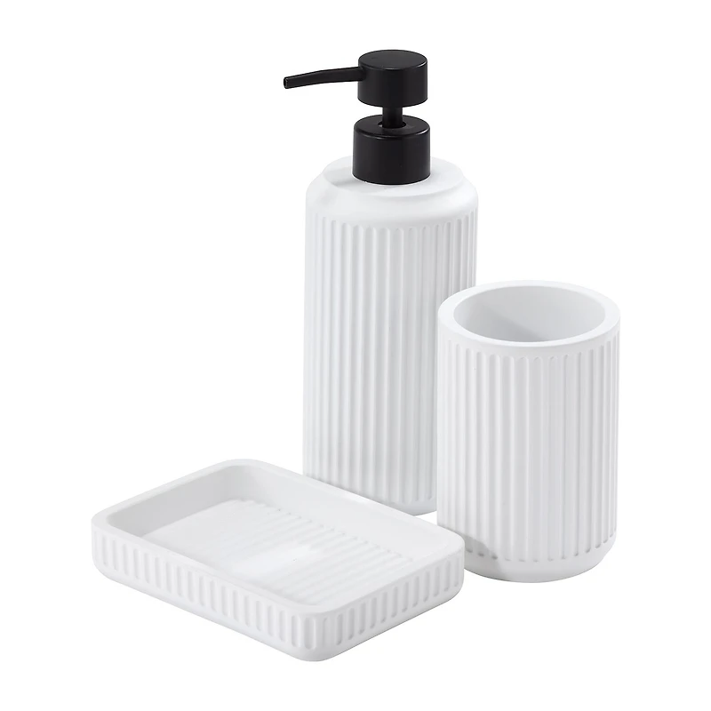 Avanti Vienna Ribbed Soap Dish