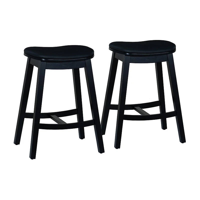 Linon Crofton 1 Pair Counter Height Bar Stool
