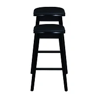 Linon Crofton 1 Pair Counter Height Bar Stool