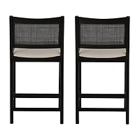 Linon Beymer 1 Pair Counter Height Bar Stool