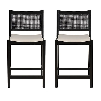 Linon Beymer 1 Pair Counter Height Bar Stool