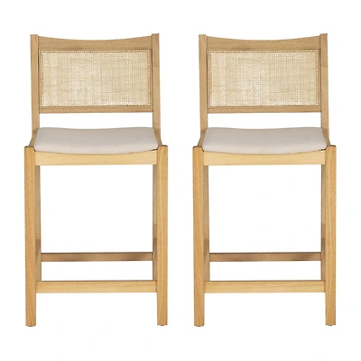 Linon Beymer 1 Pair Counter Height Bar Stool