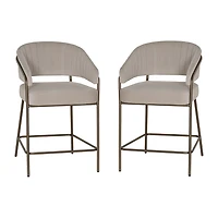 Linon Kinneloa 1 Pair Counter Height Bar Stool
