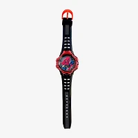 Spiderman Boys Black Strap Watch Spd7029jc