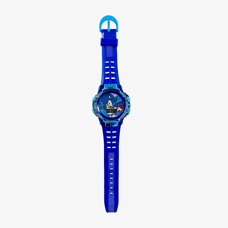 Sonic the Hedgehog Boys Blue Strap Watch Snc4415mjc