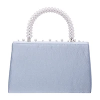 N By Nina Pearl Flap Satchel Evening Bag