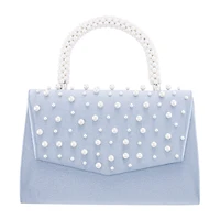 N By Nina Pearl Flap Satchel Evening Bag