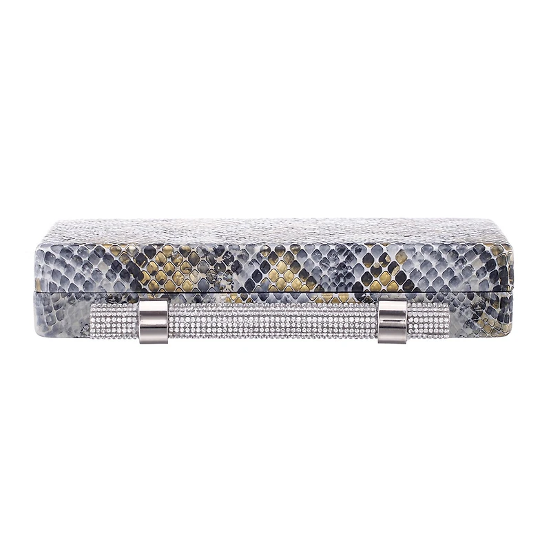 N By Nina Snake Minaudiere Evening Bag