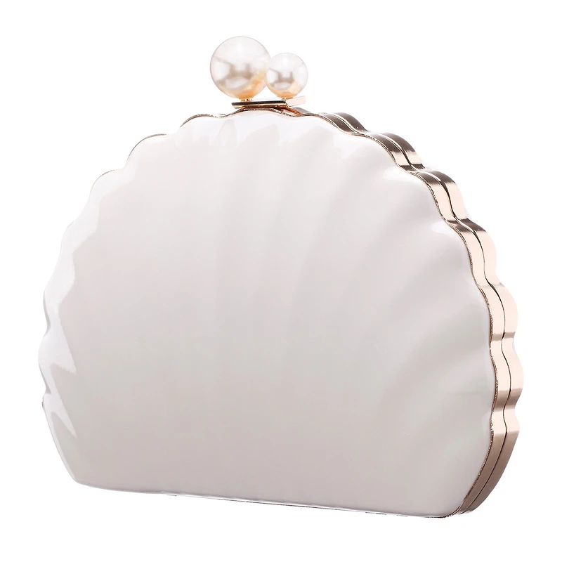 N By Nina Seashell Minaudiere Evening Bag