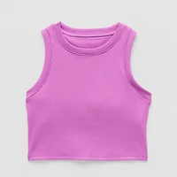 Xersion Ribbed Little & Big Kid Girls Long Line Bra Tank