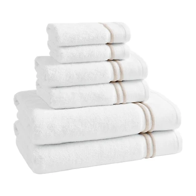 Madison Park Roan Border 6-pc. Quick Dry Bath Towel Set